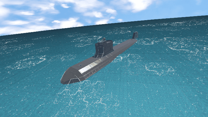 Attack Submarine A3 — Space Engineers Workshop preview