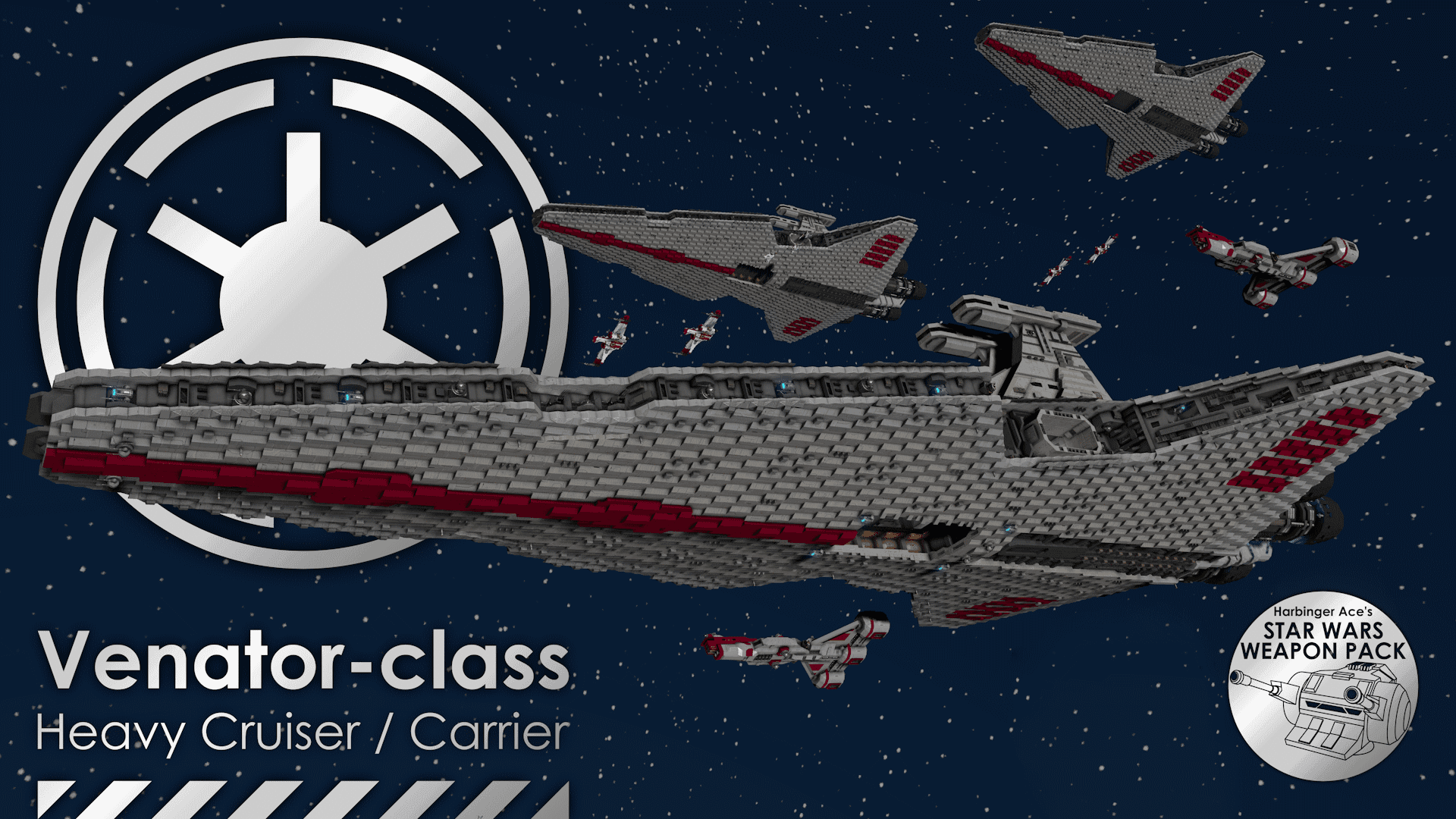 Venator-class Star Destroyer (2 Mods + DLC) — Space Engineers Workshop preview