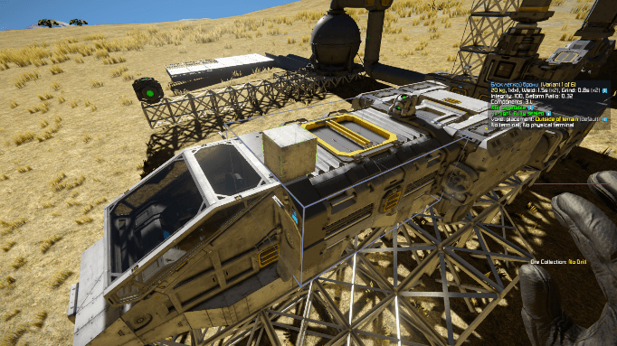 Iris small atmo cargo ship — Space Engineers Workshop preview