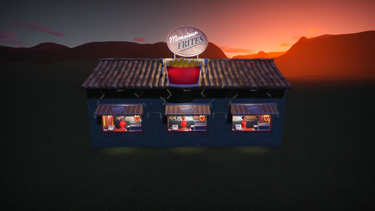 French Fry Vendors — Planet Coaster Workshop preview