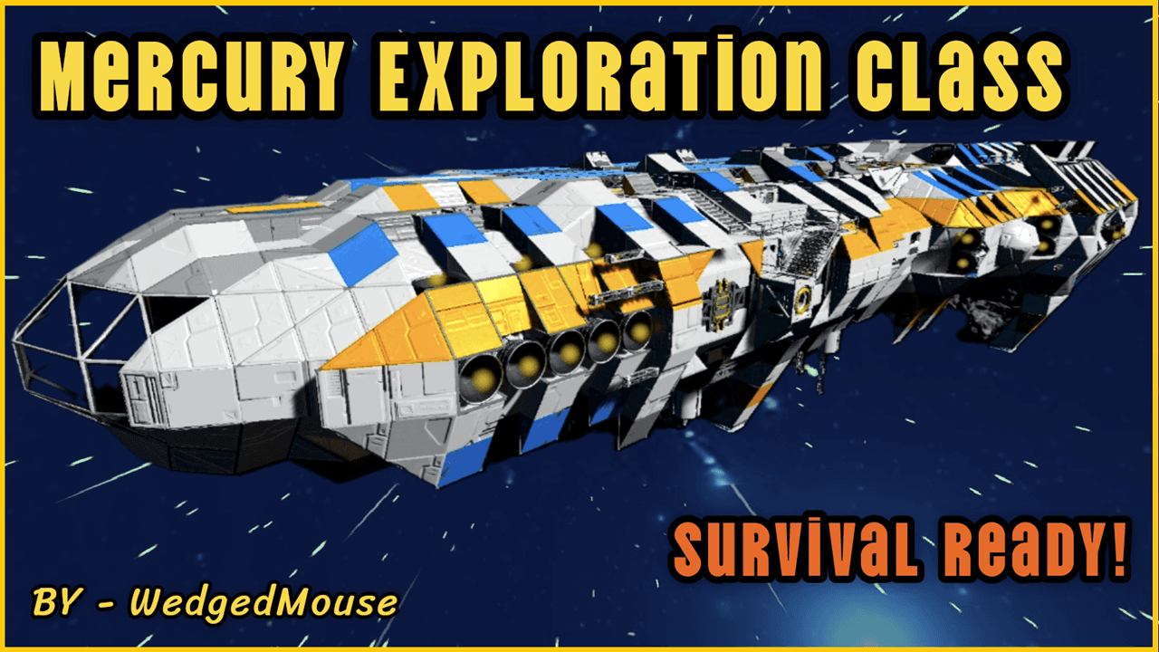 Mercury-Exploration-vessel — Space Engineers Workshop preview