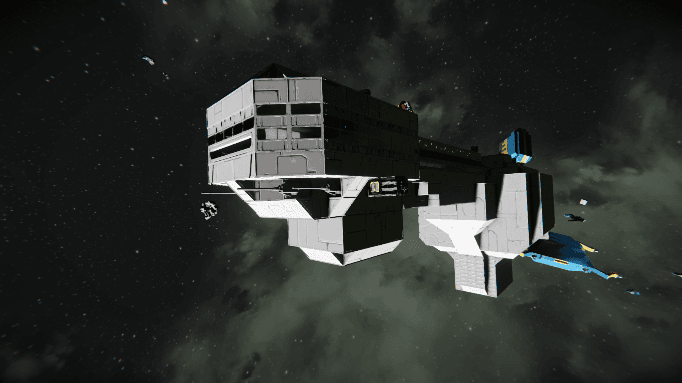 Tacjh Stu Early Days  Passenger 9 ship — Space Engineers Steam Workshop preview image