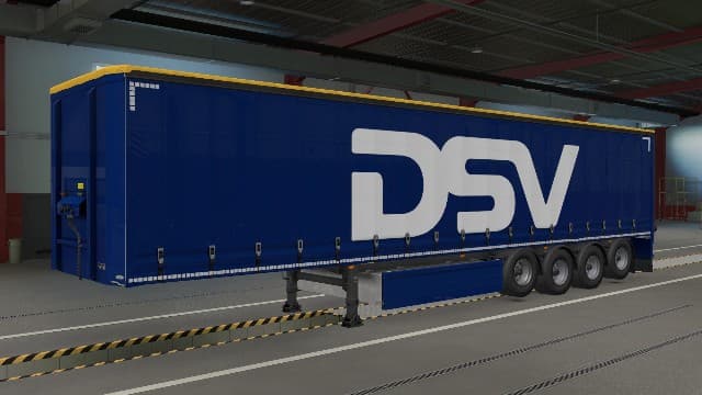 DSV Trailer - SCS trailers + Krone + AI — Euro Truck Simulator 2 Steam Workshop preview image