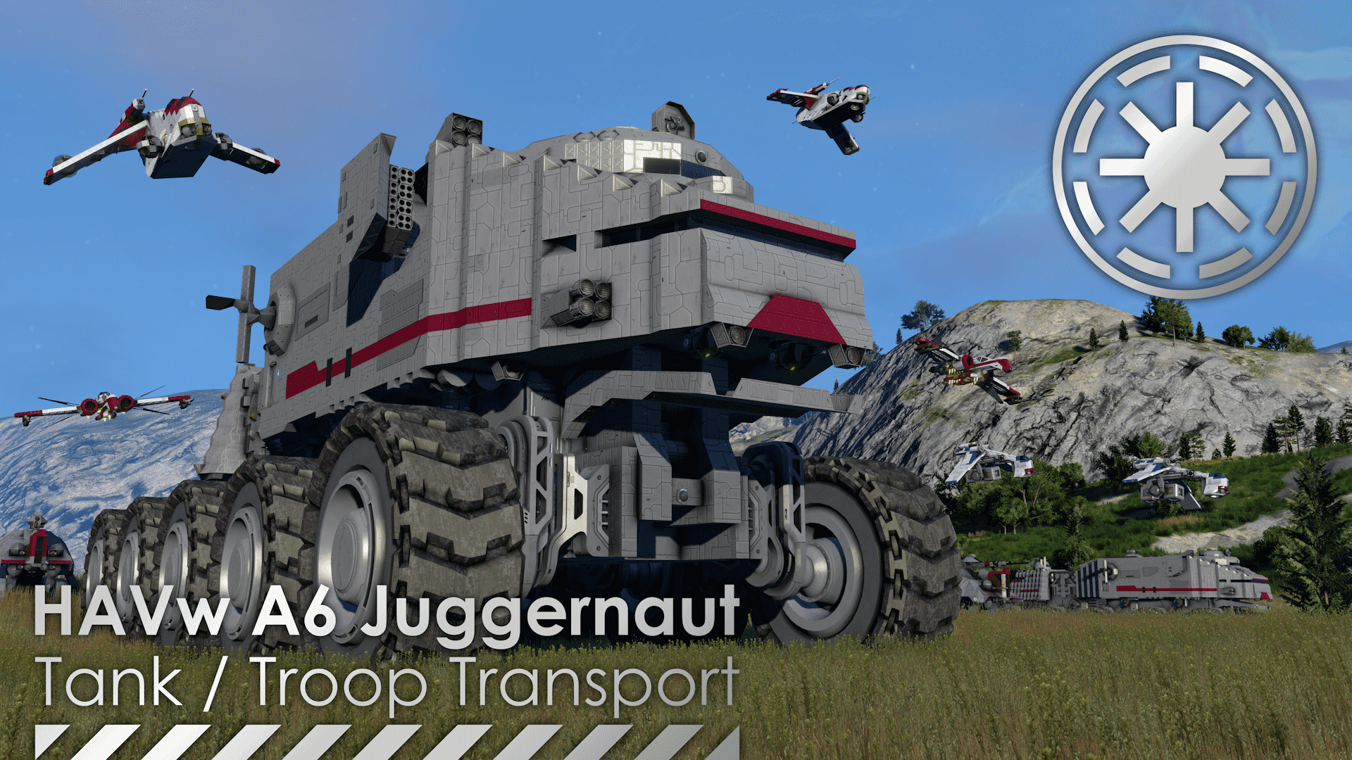 HAVw A6 Juggernaut (Vanilla) — Space Engineers Steam Workshop preview image