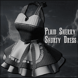 The Plaid Sherry Shorty Dress — Project Zomboid Steam Workshop preview image