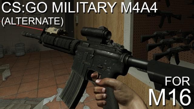 CS:GO Military M4A4 for M16 (Alternate) — Left 4 Dead 2 Steam Workshop preview image