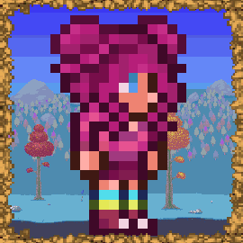 Party Girl with Twin Buns! — Terraria Steam Workshop preview image