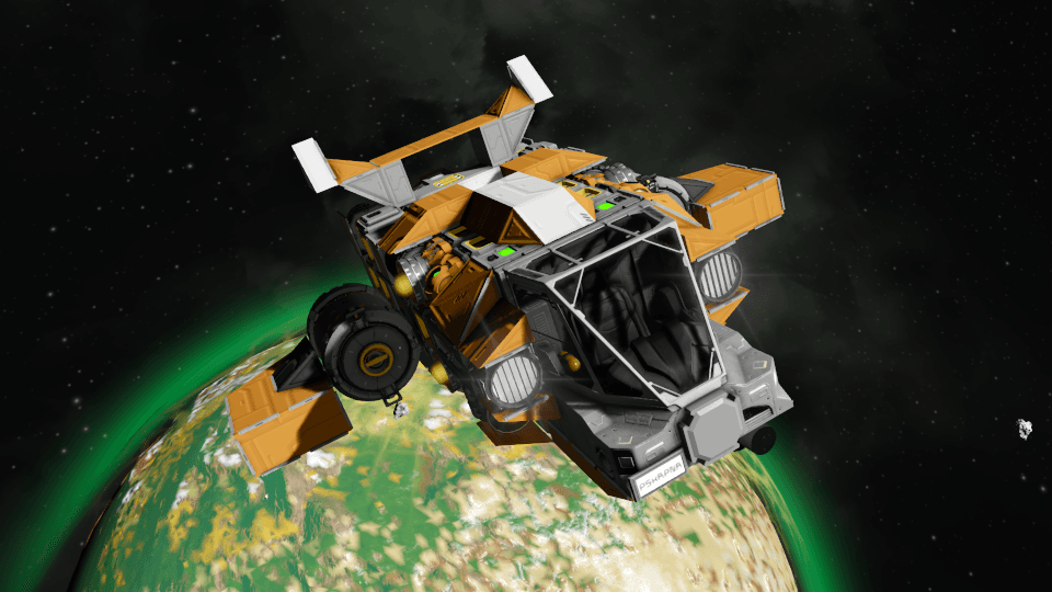 Tangerine-Type, Shuttle — Space Engineers Workshop preview