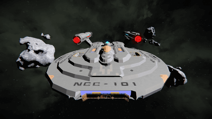Star trek - Enterprise class Cruiser - S.S. Calypso - NCC-101 [Old] — Space Engineers Workshop preview