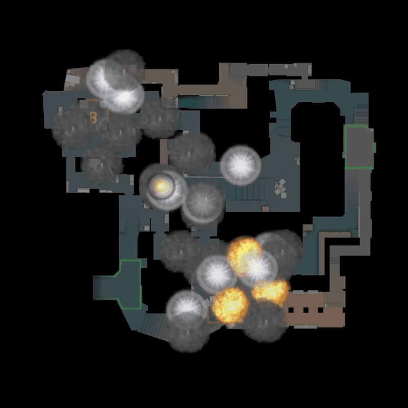 Mirage • 60+ Utility Grenades — Counter-Strike 2 Steam Workshop preview image