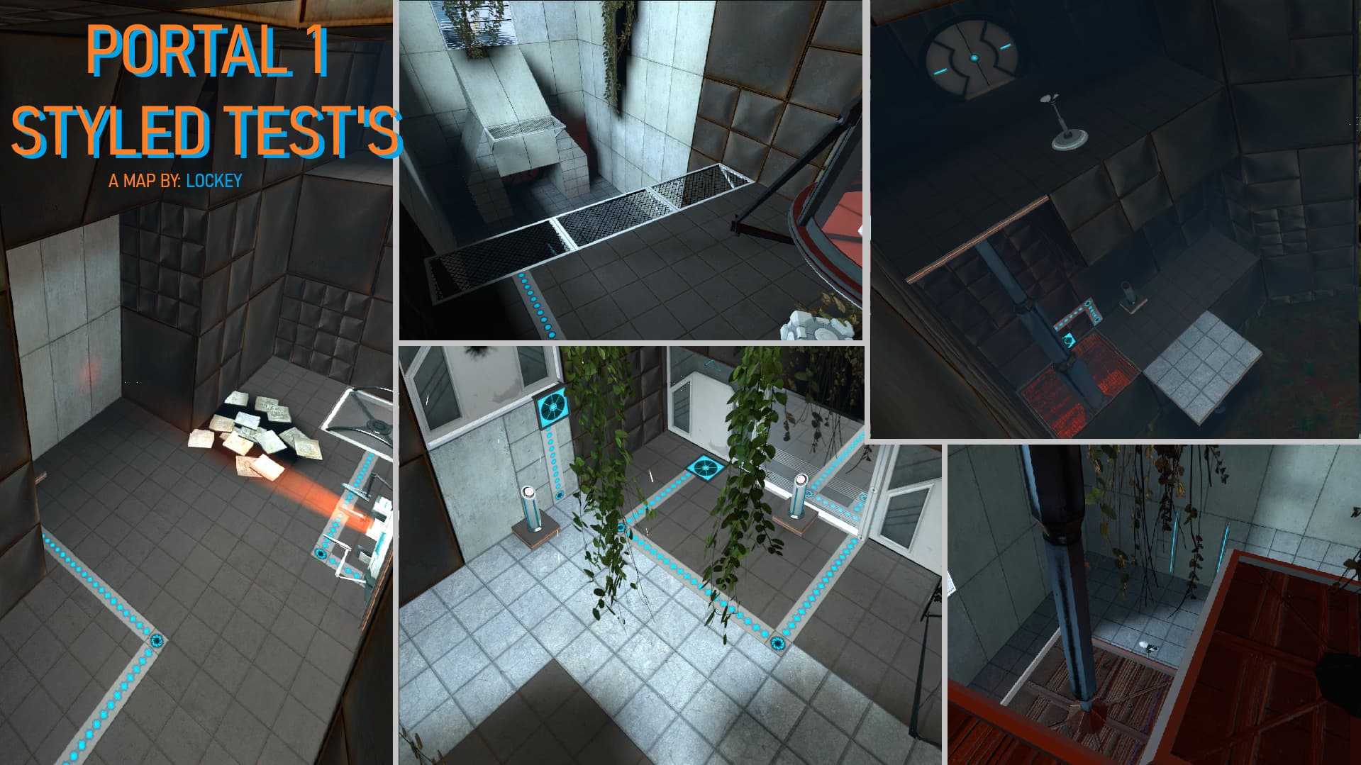 PORTAL 1 STYLED TESTS — Portal 2 Workshop preview