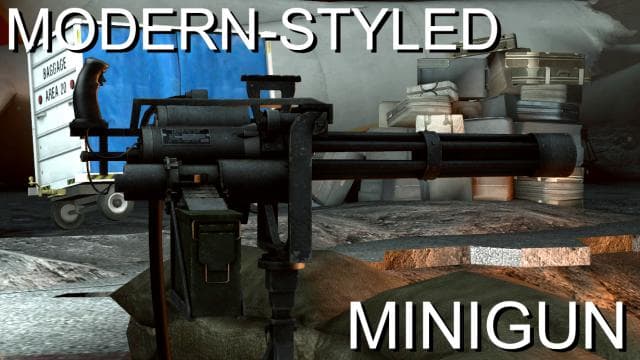 Modern-Styled Minigun — Left 4 Dead 2 Steam Workshop preview image