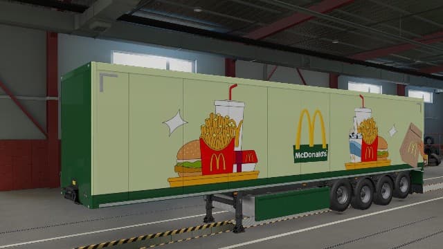McDonald's Trailer - SCS trailers + Krone + AI — Euro Truck Simulator 2 Steam Workshop preview image