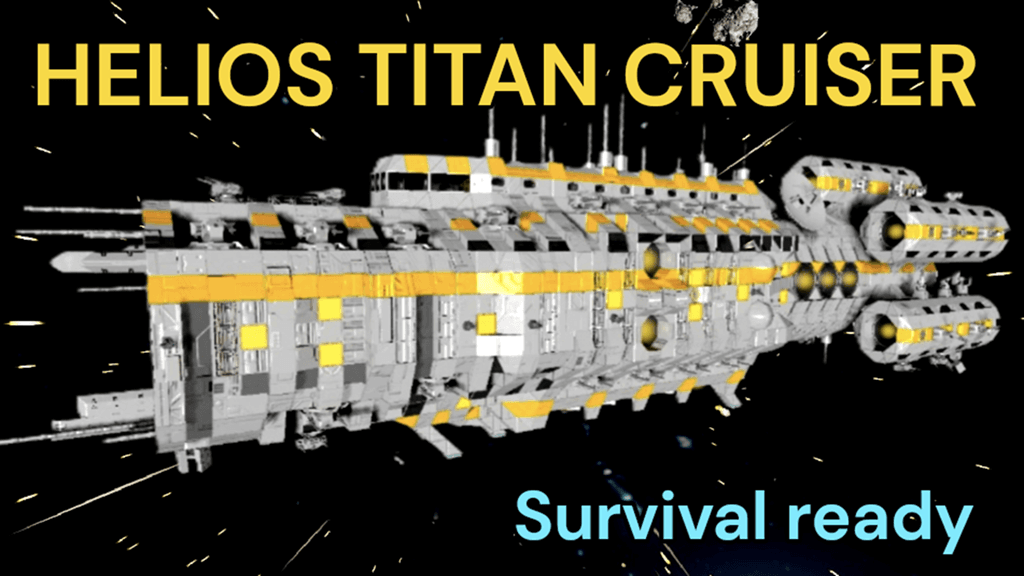 HandOfHelios-(TitanCruiser) — Space Engineers Workshop preview