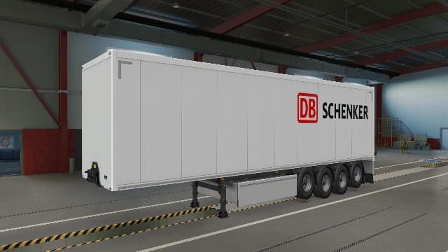 DB Schenker Trailer - SCS trailers + Krone + AI — Euro Truck Simulator 2 Steam Workshop preview image