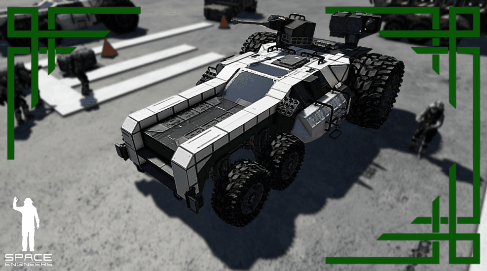 Mini Assault Vehicle 233 — Space Engineers Steam Workshop preview image