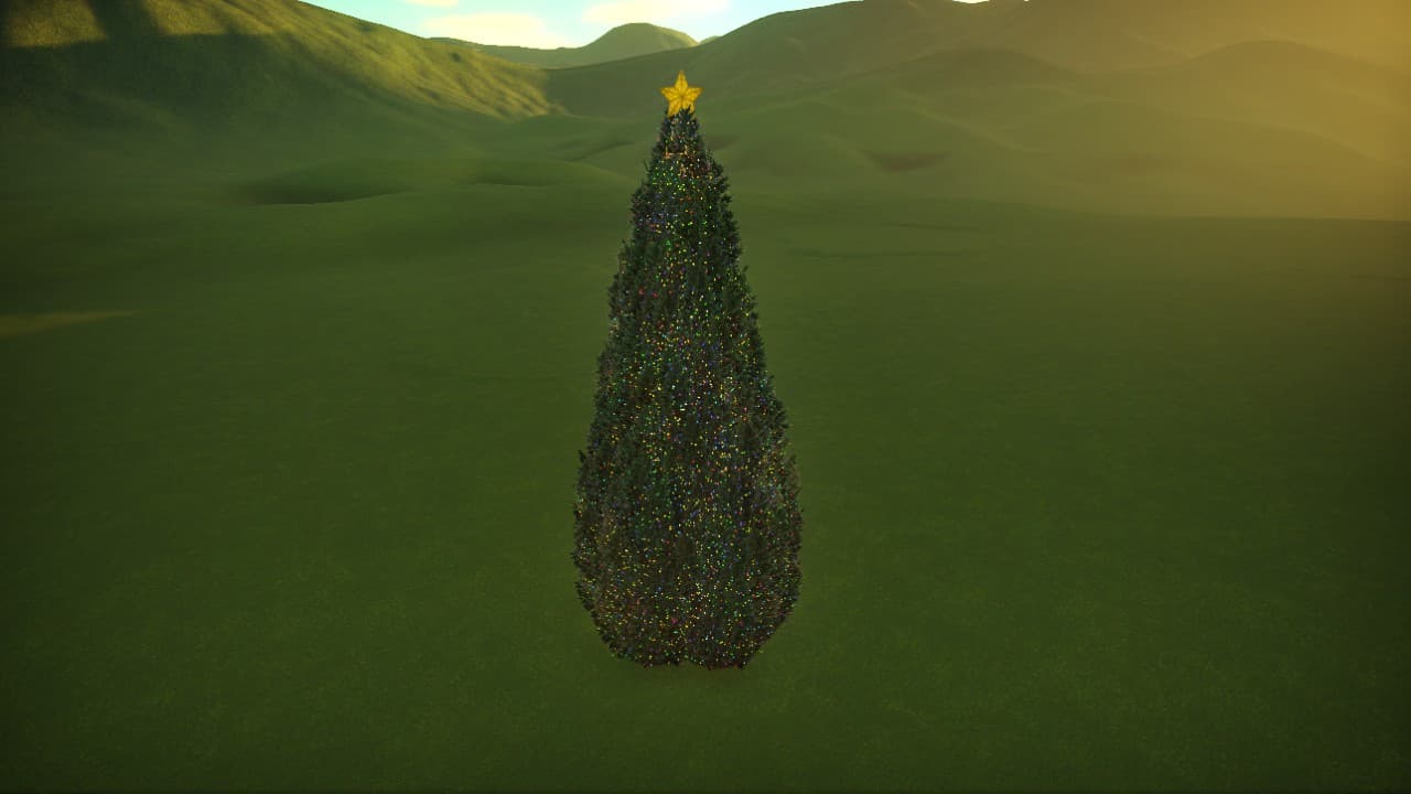 Christmas tree — Planet Coaster Workshop preview