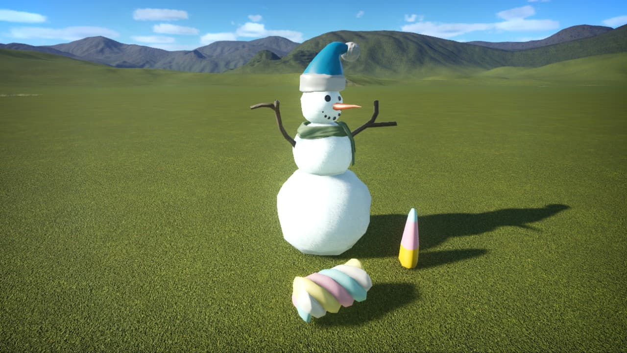 Snowman — Planet Coaster Workshop preview