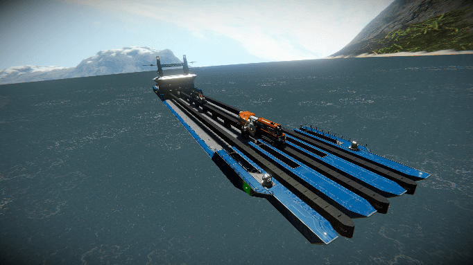 CEF- Rail Car Freighter — Space Engineers Workshop preview