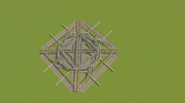 涡轮大型路口 — Cities: Skylines Workshop preview
