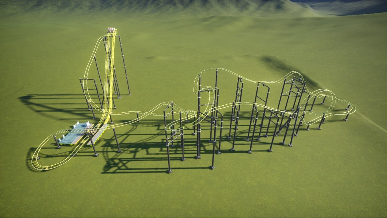 Krutiak roller coaster — Planet Coaster Workshop preview