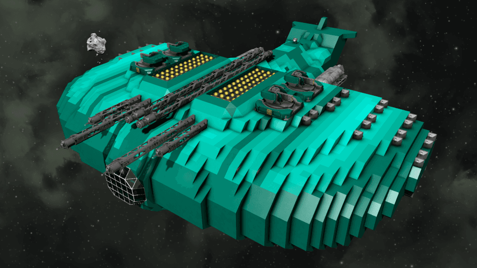 Gunship class - LUnaR crOSs — Space Engineers Steam Workshop preview image