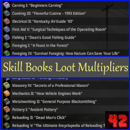 Skill Books Loot Multipliers — Project Zomboid Steam Workshop preview image