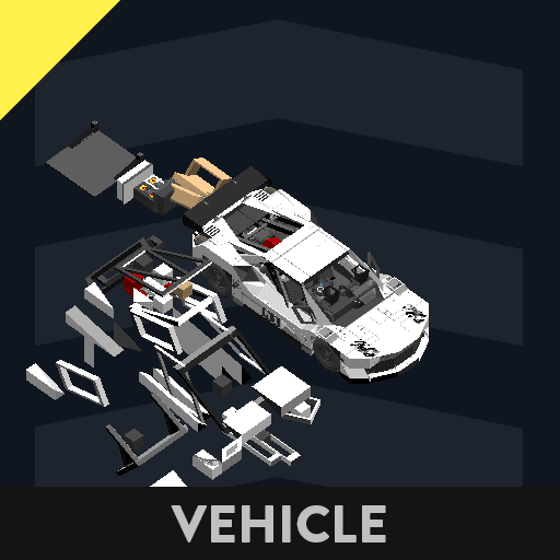 ferrari 488 unfinished — Stormworks: Build and Rescue Steam Workshop preview image
