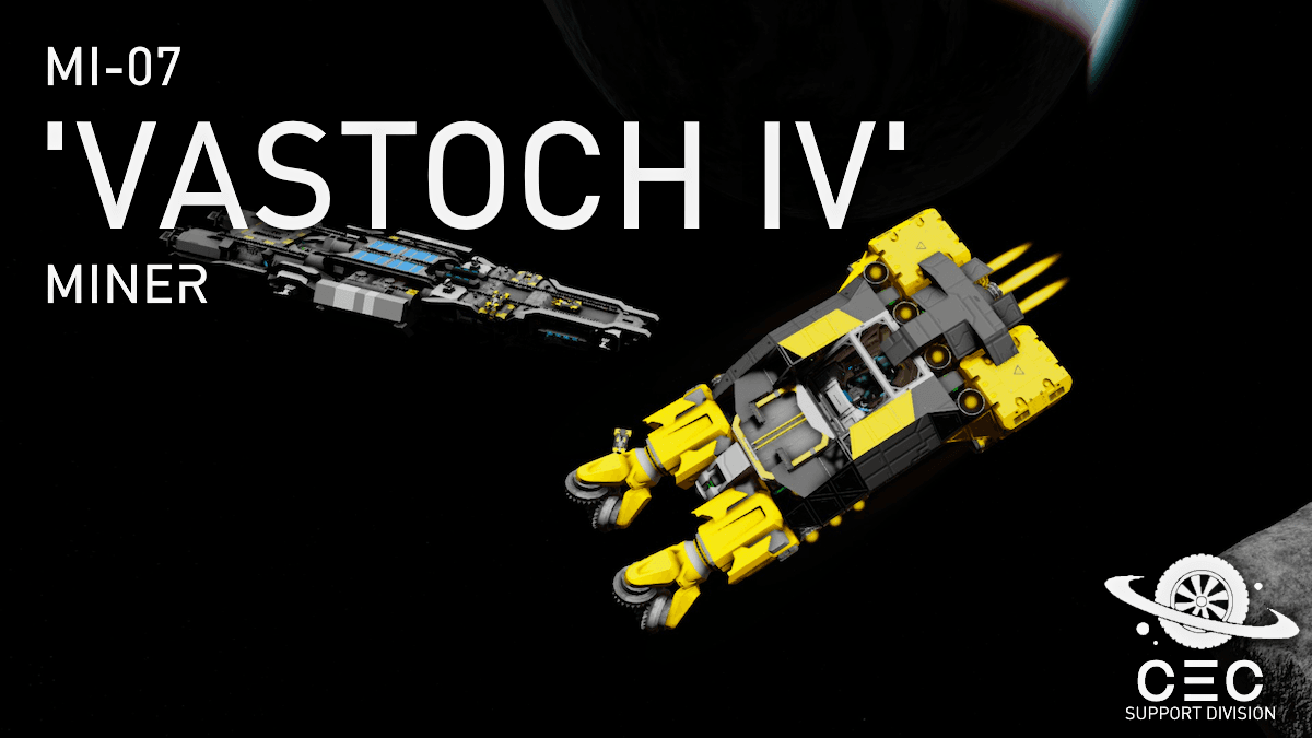 [CEC] Vastoch IV-Series Miner — Space Engineers Steam Workshop preview image