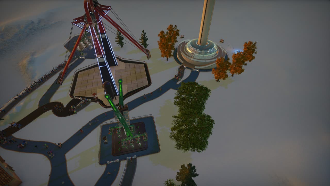 Wintery Universe — Planet Coaster Workshop preview