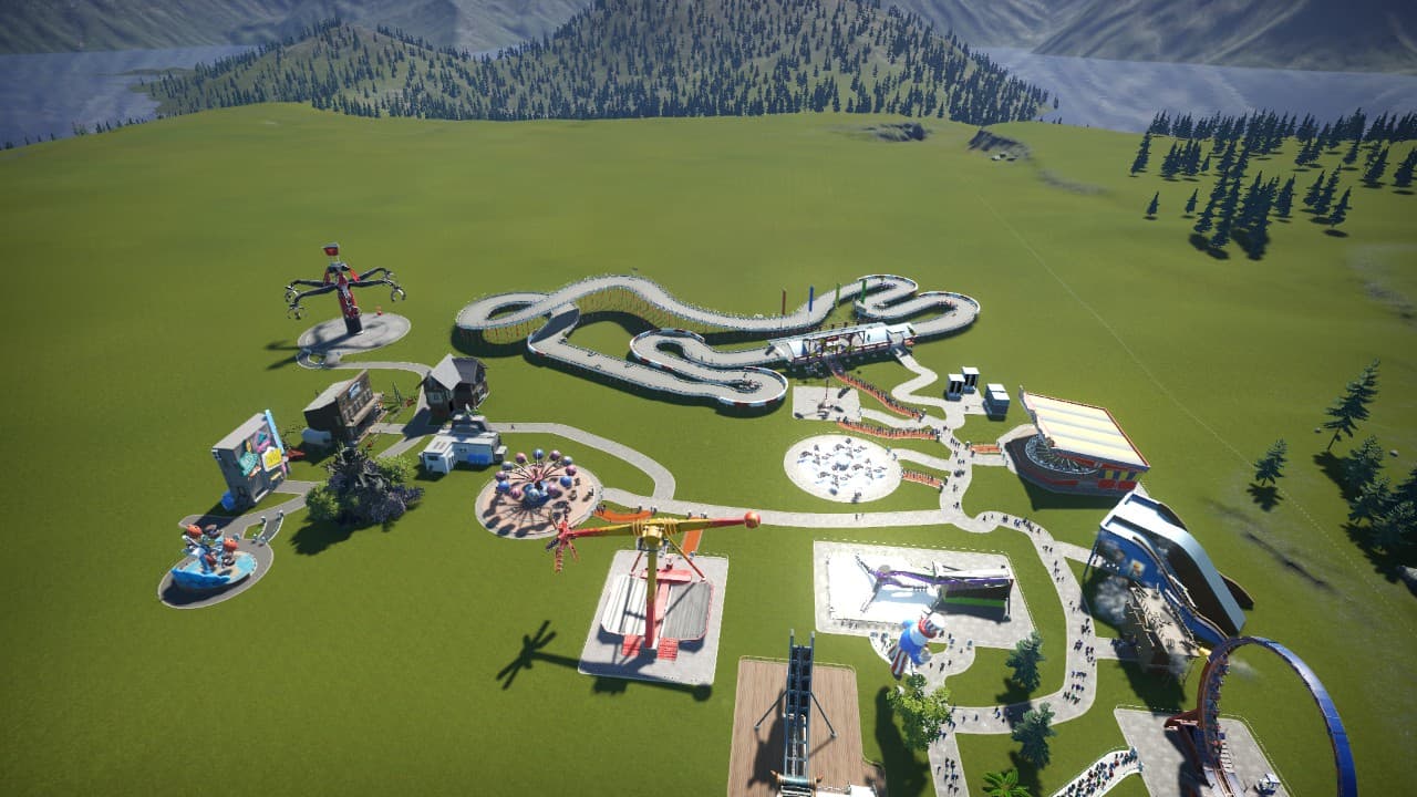 The Forest Flags — Planet Coaster Workshop preview