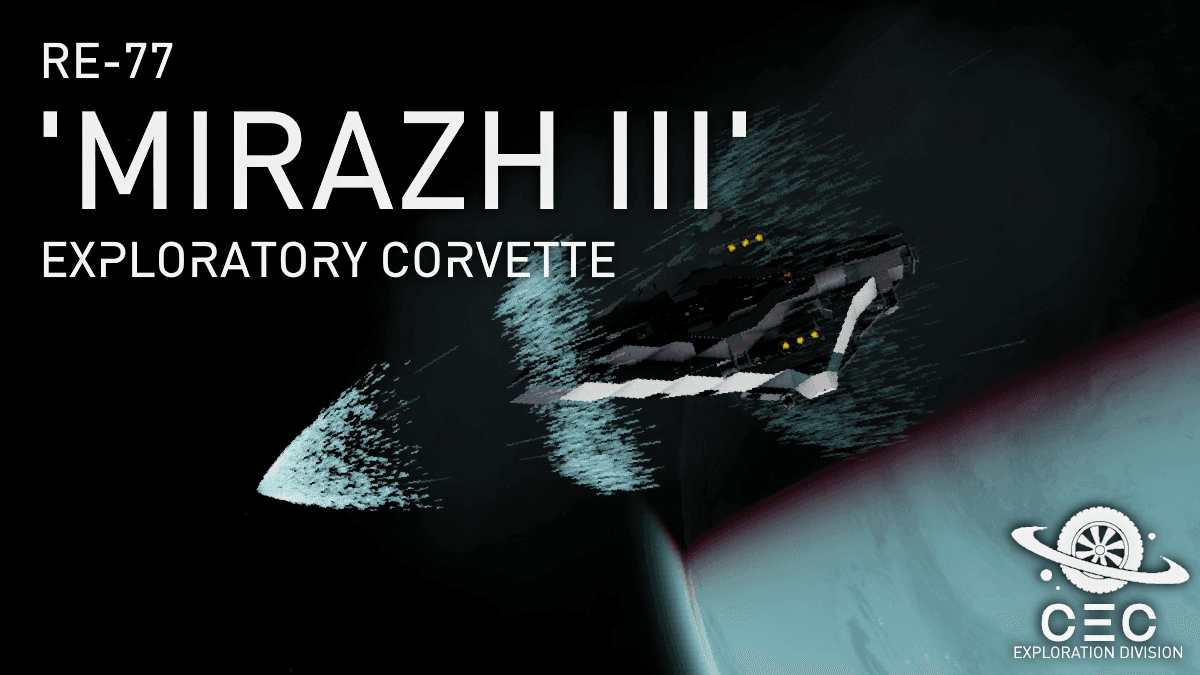 [CEC] Mirazh III-Class Exploratory Corvette — Space Engineers Workshop preview
