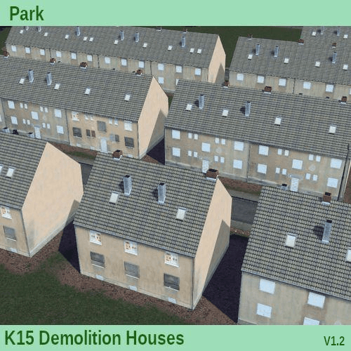 Park: K15 Demolition Houses — Cities: Skylines Steam Workshop preview image