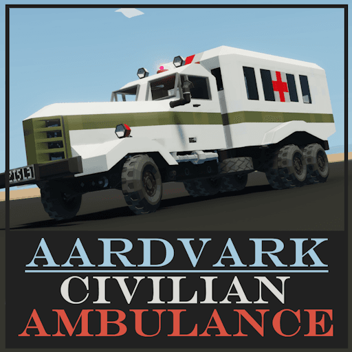 'Aardvark' (Ambulance ver) — Stormworks: Build and Rescue Steam Workshop preview image