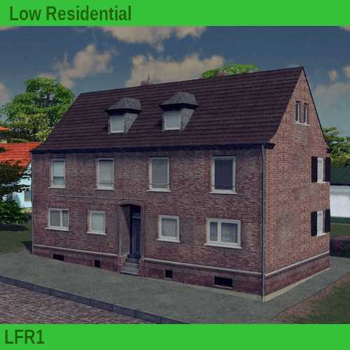 LFR1 Low Residential — Cities: Skylines Steam Workshop preview image