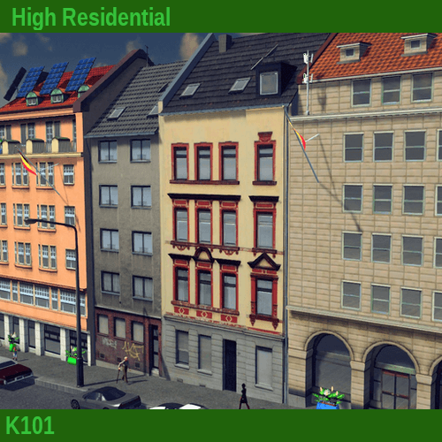 K101 High Residential — Cities: Skylines Steam Workshop preview image