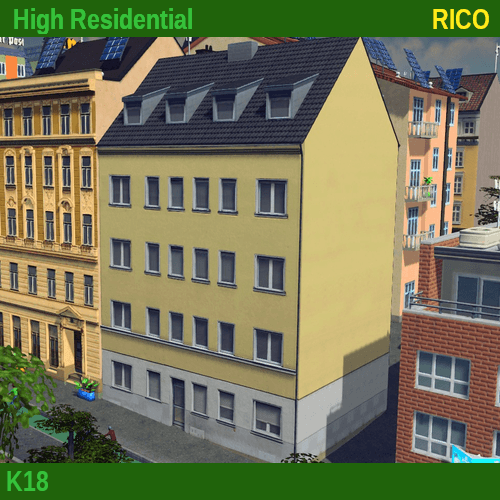 K18 High Residential RICO — Cities: Skylines Steam Workshop preview image