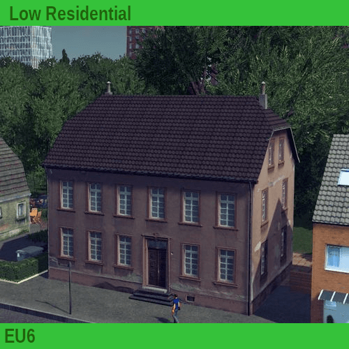 EU6 Low Residential — Cities: Skylines Steam Workshop preview image