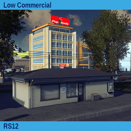 RS12 Low Commercial — Cities: Skylines Steam Workshop preview image