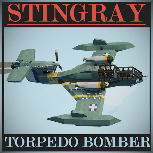 'Stingray' Ground effect Torpedo bomber — Stormworks: Build and Rescue Steam Workshop preview image