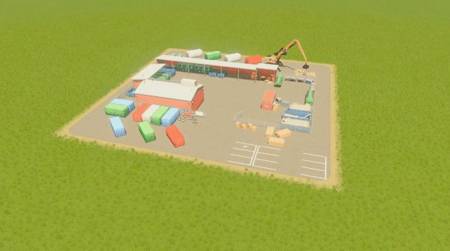 Urban Recycling Center — Cities: Skylines Workshop preview