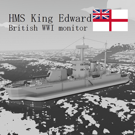 HMS King Edward // British WWI monitor — Stormworks: Build and Rescue Steam Workshop preview image