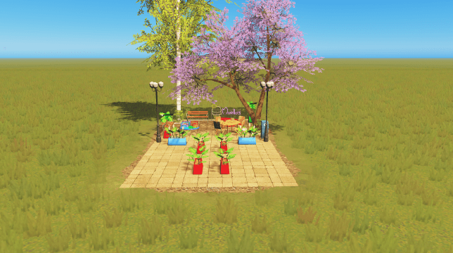 1X2Parking park lot — Cities: Skylines Steam Workshop preview image