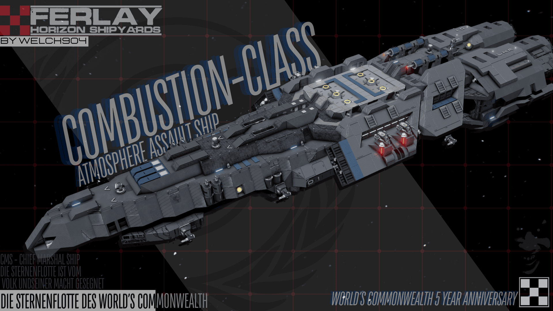 [WCO] Combustion Atmospheric Assault  Ship Mk II Vanilla — Space Engineers Steam Workshop preview image