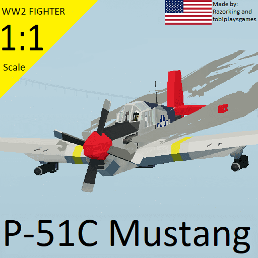 P-51C-10 Mustang — Stormworks: Build and Rescue Steam Workshop preview image
