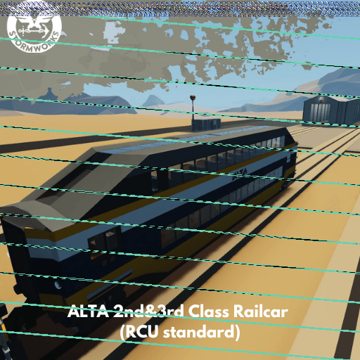 ALTA 2nd&3rd Class Railcar (RCU standard) — Stormworks: Build and Rescue Workshop preview