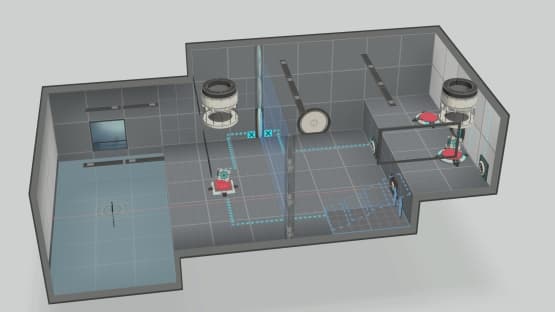 Asymmetric Cubes — Portal 2 Steam Workshop preview image