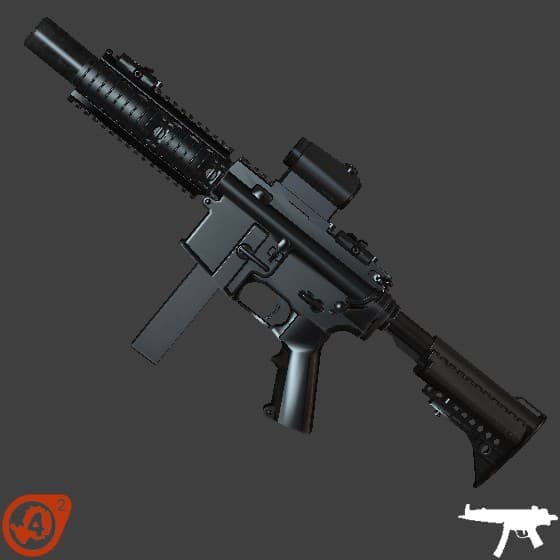 AR-15 9mm (MP5)
 — Left 4 Dead 2 Steam Workshop preview image