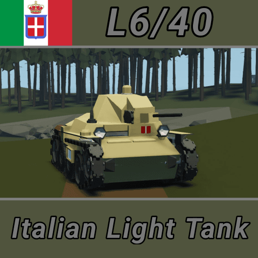 L6/40 Italian Light Tank — Stormworks: Build and Rescue Steam Workshop preview image