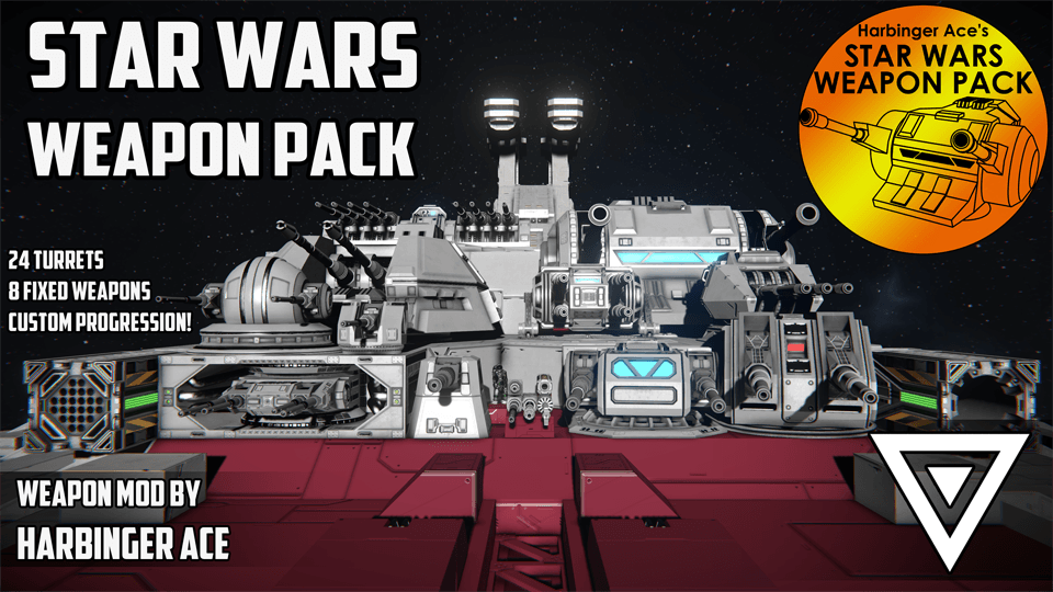 Star Wars Weapon Pack (Vanilla+) — Space Engineers Steam Workshop preview image